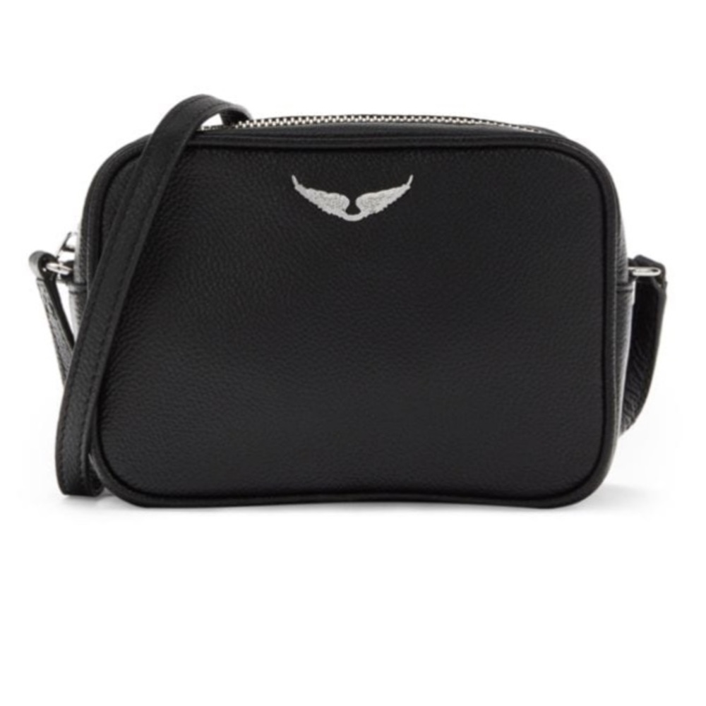 Zadig & Voltaire Boxy Wings Leather Shoulder Bag